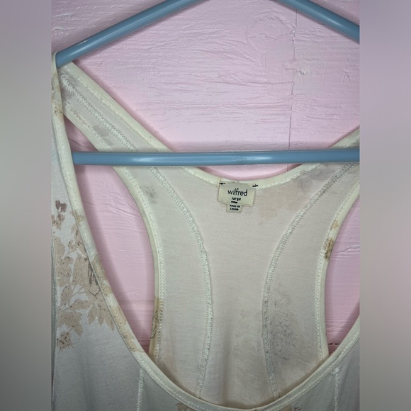 🌸 EARLY00S | Wilfred{Aritzia} | Racer Back Tank w/ Pocket | Vintage Floral - Picture 4 of 7